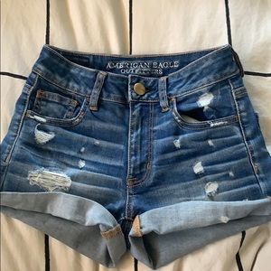 American eagle jean shorts